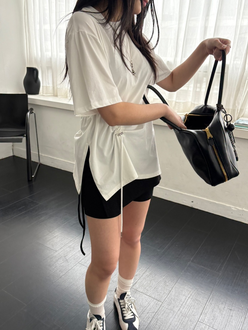 Verbena直郵韓國代購㊣女裝新款25春夏時尚推薦人氣T恤絲綢VerbenaT恤