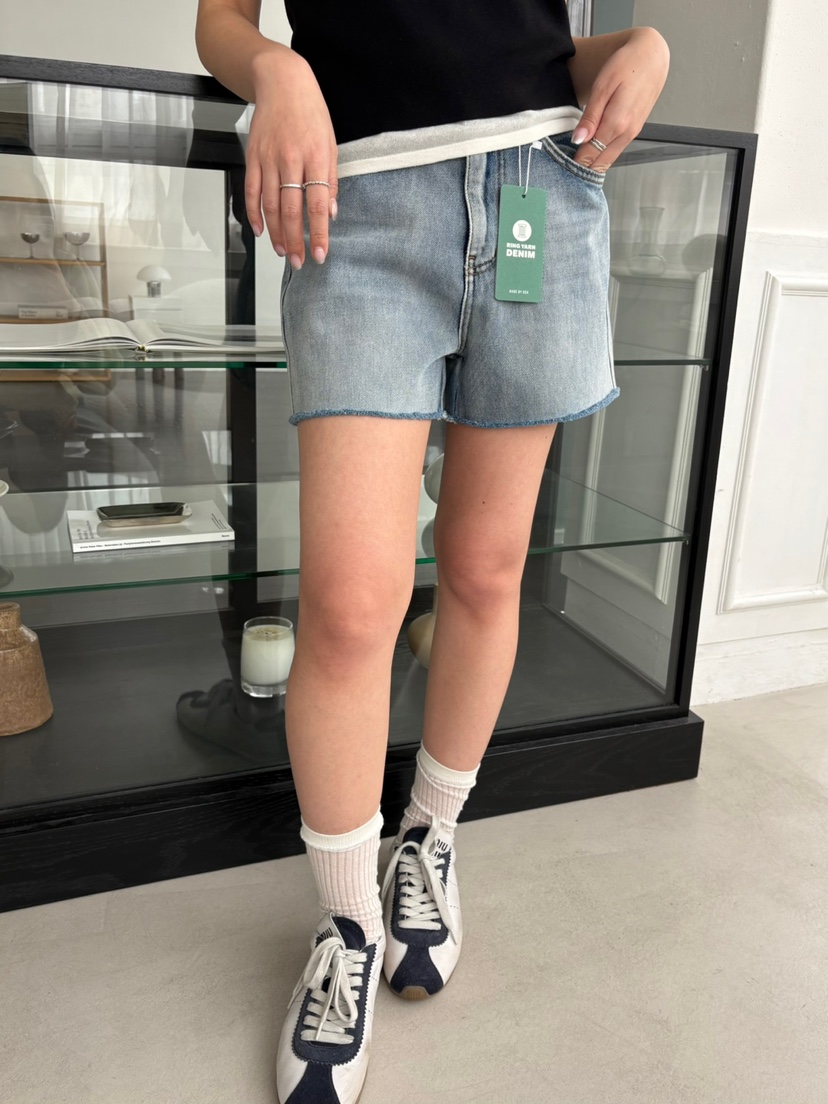 Verbena直郵韓國代購㊣女裝新品推薦時尚人氣25春夏休閑短褲Verbena短褲