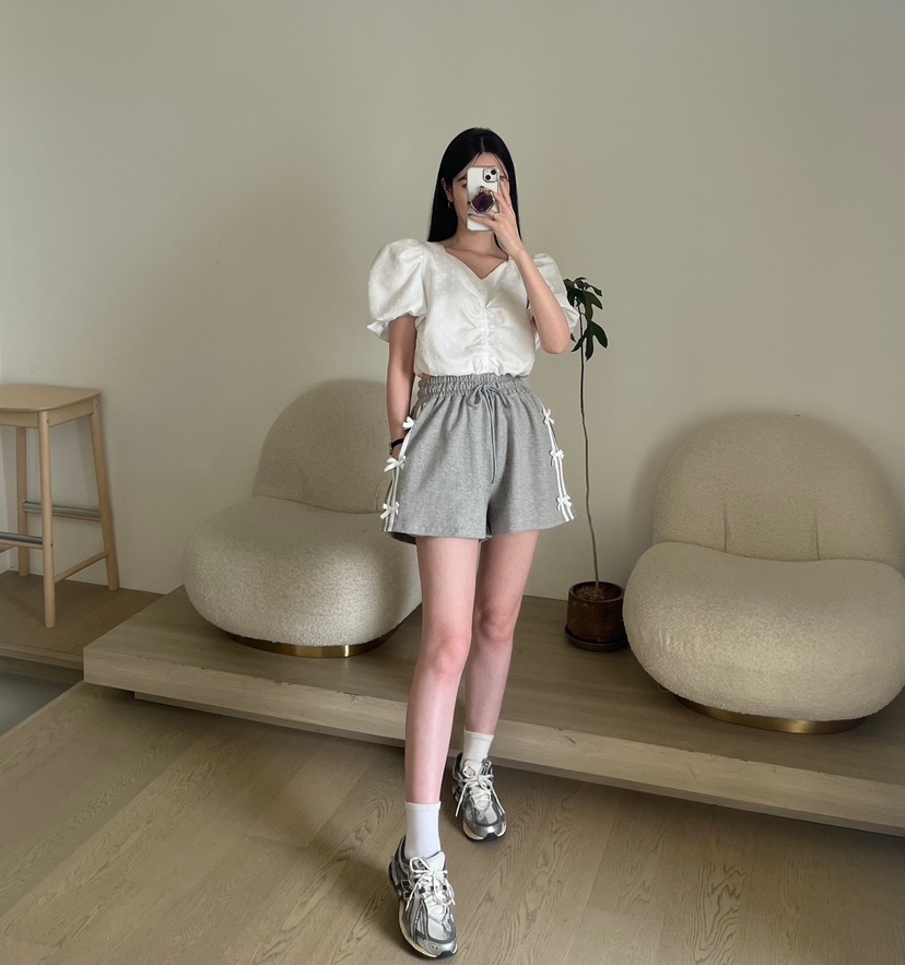 AMUSE SEOUL韓國直郵㊣東大門實拍女裝新品熱賣短褲蝴蝶結AMUSE SEOUL短褲