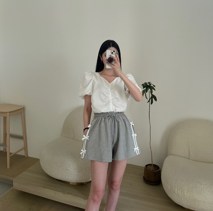 AMUSE SEOUL韓國直郵㊣東大門實拍女裝新品熱賣短褲蝴蝶結AMUSE SEOUL短褲