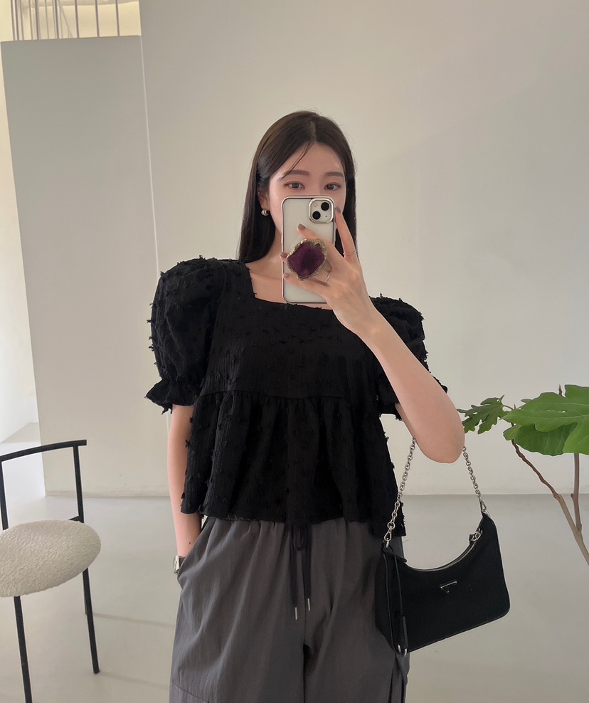 AMUSE SEOUL韓國直郵㊣女裝新品熱賣人氣時尚休閑襯衫蕾絲衫AMUSE SEOUL襯衫/蕾絲衫