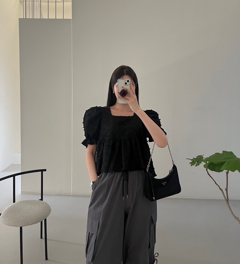 AMUSE SEOUL韓國直郵㊣女裝新品熱賣人氣時尚休閑襯衫蕾絲衫AMUSE SEOUL襯衫/蕾絲衫