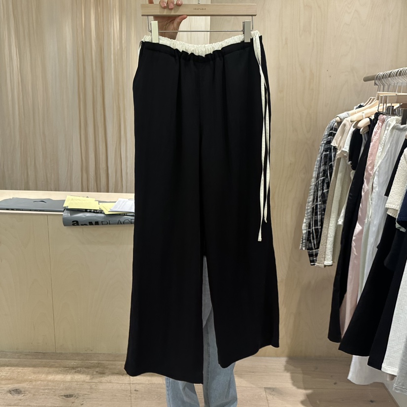 VEGETABLE韓國㊣直郵東大門代購女裝新款時尚25春夏休閑休閑褲VEGETABLE休閑褲圖色2