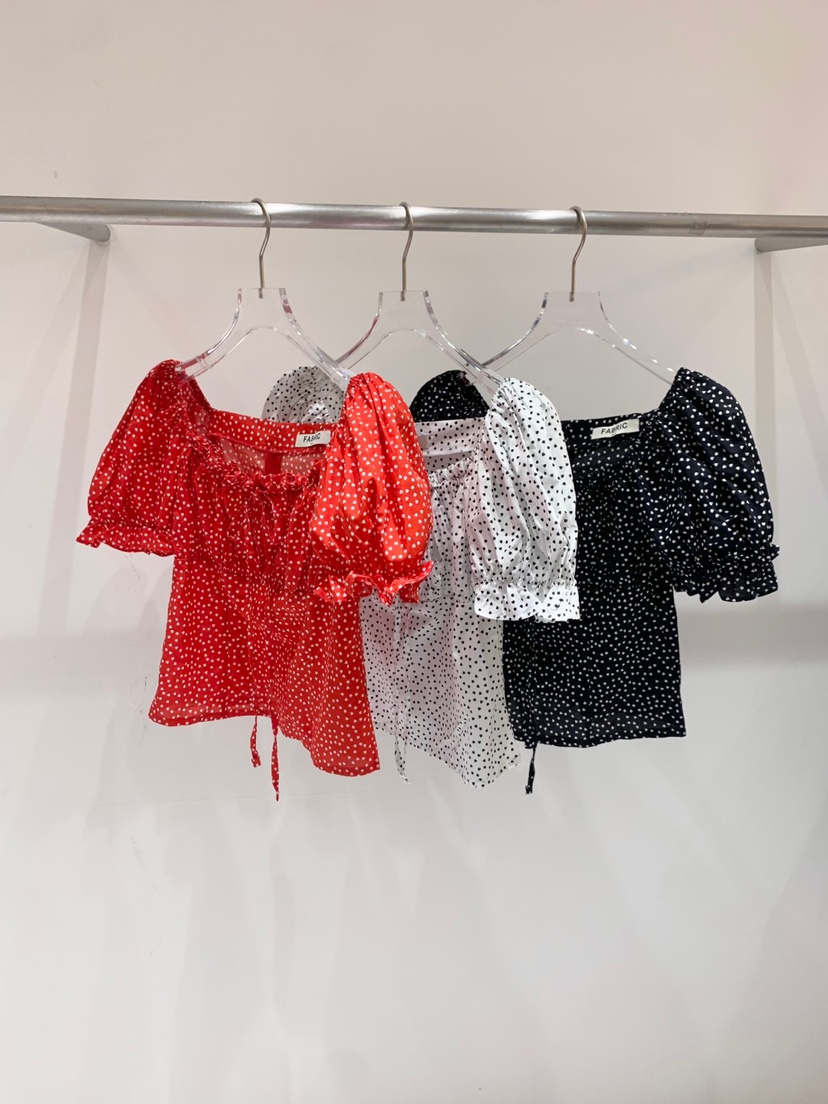 FABRIC韓國直郵㊣東大門實拍女裝新品熱賣推薦休閑襯衫蕾絲衫FABRIC襯衫/蕾絲衫