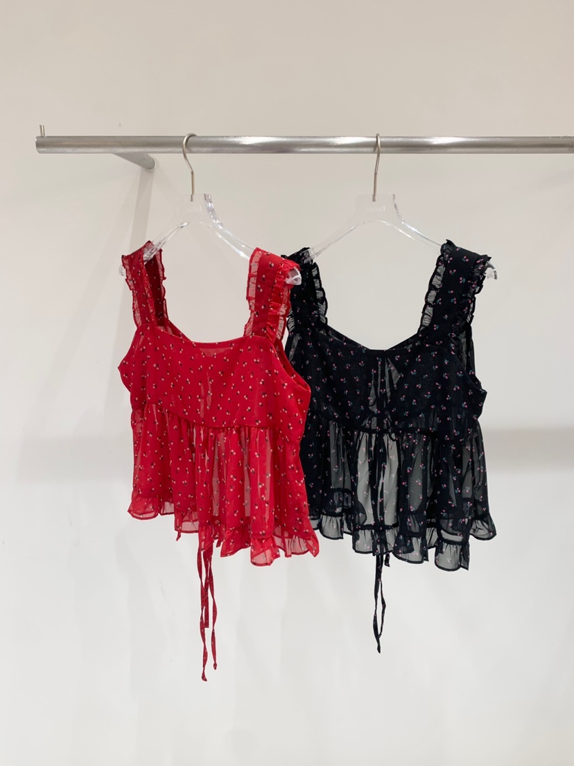 FABRIC韓國直郵㊣東大門實拍女裝新品休閑時尚熱賣吊帶背心FABRIC吊帶/背心