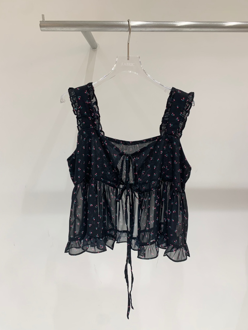 FABRIC韓國直郵㊣東大門實拍女裝新品休閑時尚熱賣吊帶背心FABRIC吊帶/背心圖色2