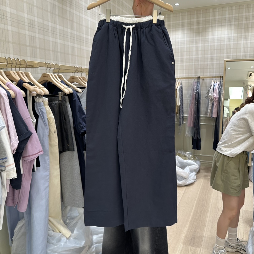 OURMOMENT直郵韓國代購㊣女裝新品人氣時尚推薦熱賣休閑休閑褲OURMOMENT休閑褲圖色2