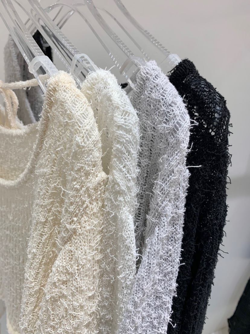 FABRIC韓國直郵㊣東大門實拍女裝新款時尚人氣25春夏針織衫FABRIC針織衫