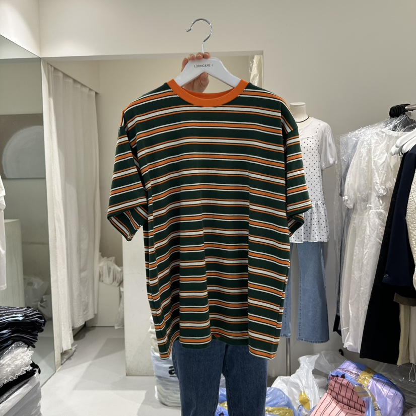 LORING RE I韓國直郵㊣女裝新品25春夏推薦時尚人氣熱賣T恤LORING RE-I/BARET恤圖色2