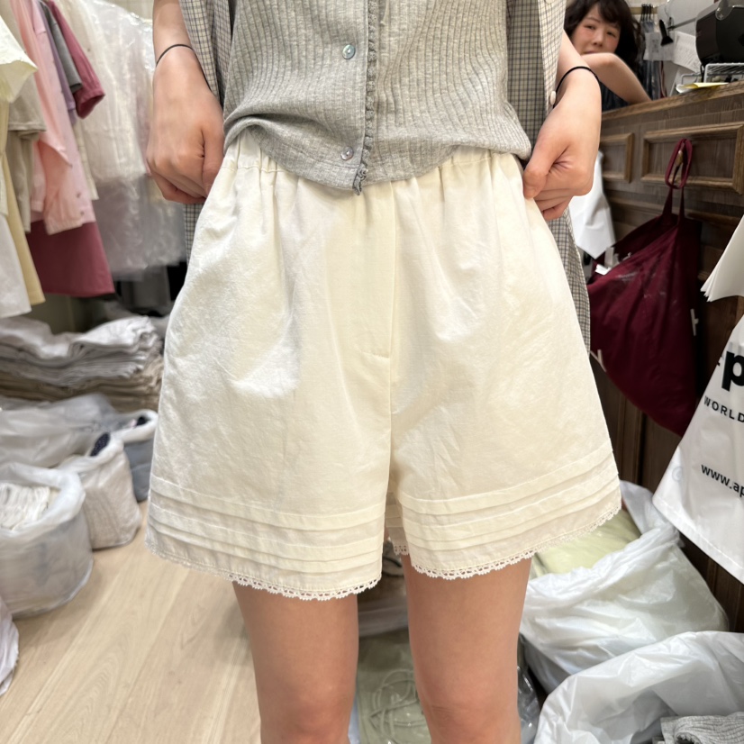 OURMOMENT韓國直郵㊣東大門實拍女裝新款熱賣休閑人氣25春夏短褲OURMOMENT短褲