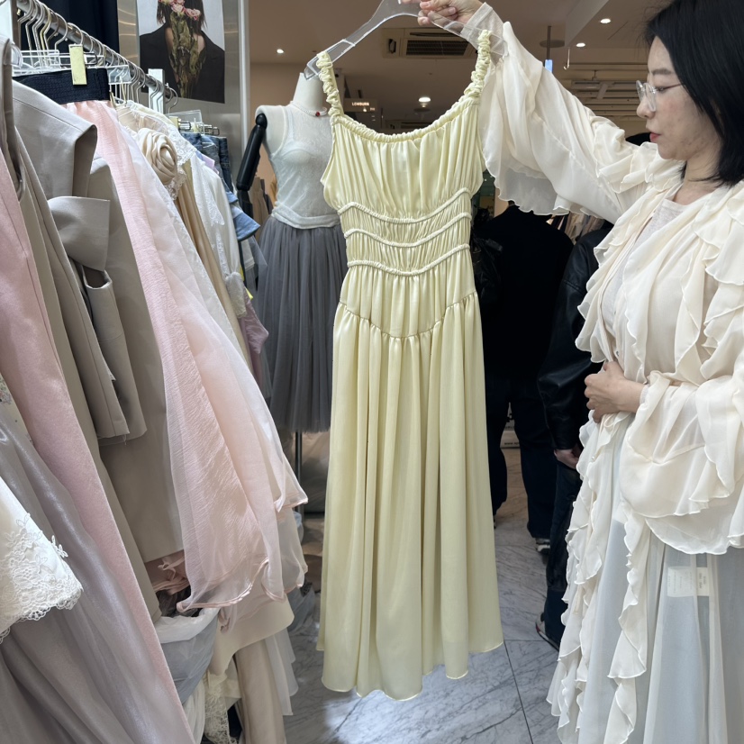 CHEAP-CHIC韓國㊣直郵東大門代購女裝新款推薦熱賣25春夏連衣裙CHEAP-CHIC/CHARLES THE SECOND連衣裙圖色2