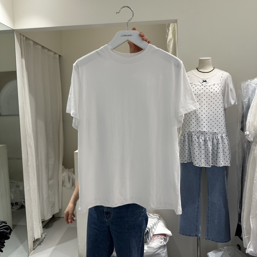 LORING RE I韓國㊣直郵東大門代購女裝新品熱賣休閑人氣T恤LORING RE-I/BARET恤圖色3