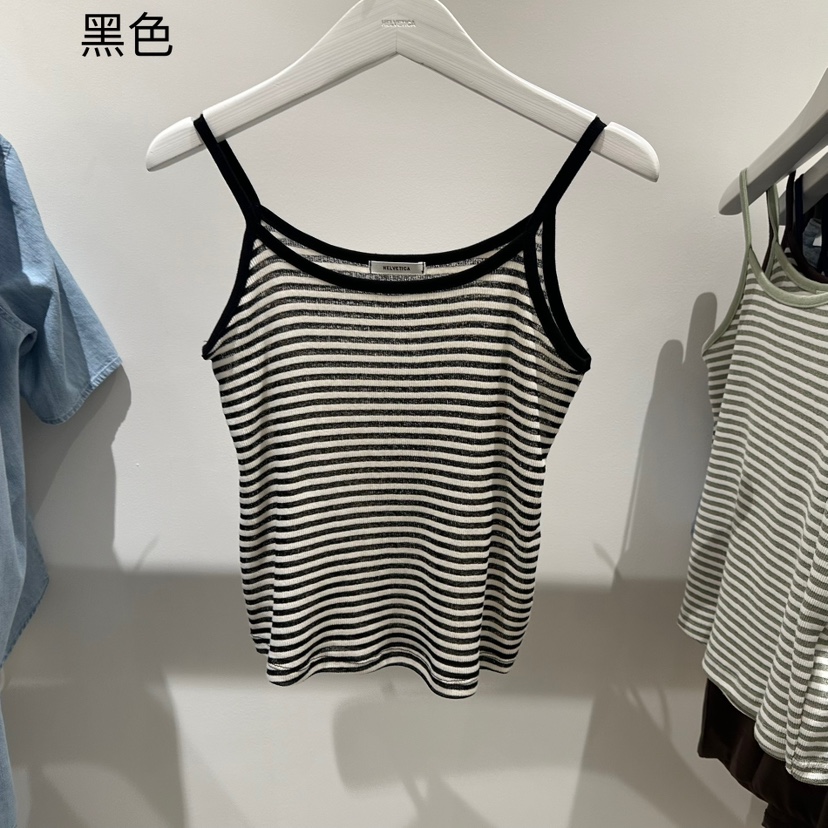 HELVETICA韓國直郵㊣女裝新款人氣25春夏時尚推薦熱賣吊帶背心HELVETICA吊帶/背心