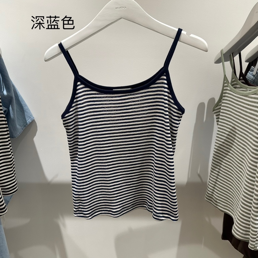 HELVETICA韓國直郵㊣女裝新款人氣25春夏時尚推薦熱賣吊帶背心HELVETICA吊帶/背心圖色2