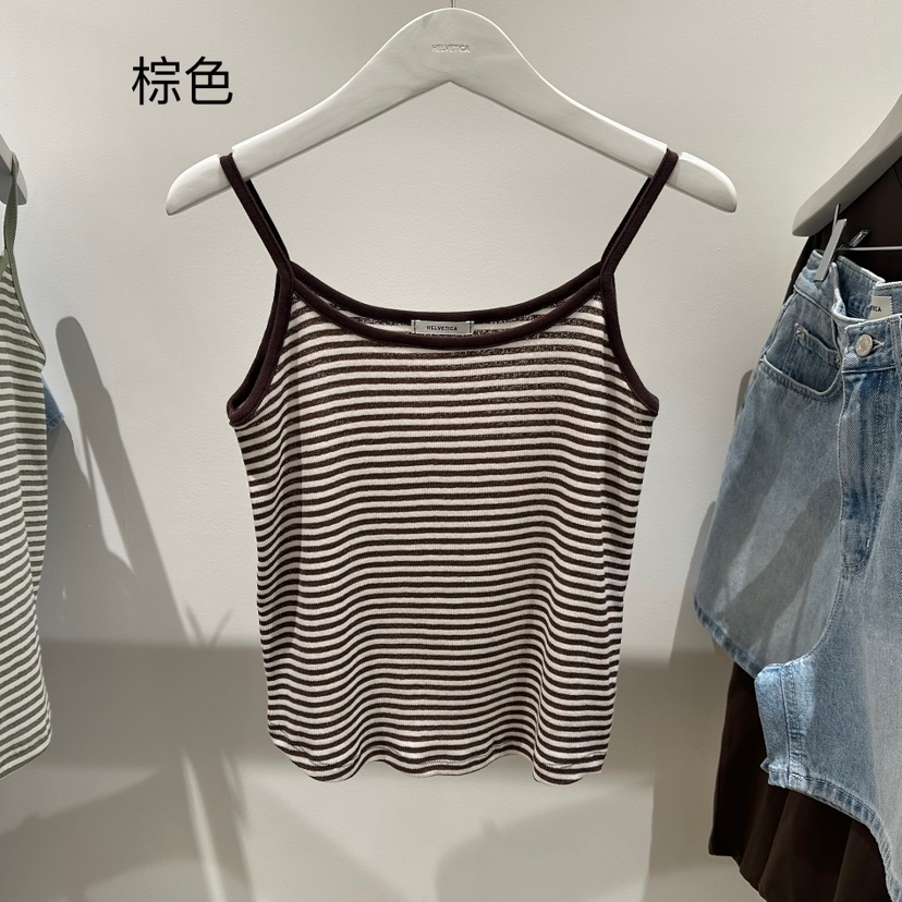 HELVETICA韓國直郵㊣女裝新款人氣25春夏時尚推薦熱賣吊帶背心HELVETICA吊帶/背心圖色4