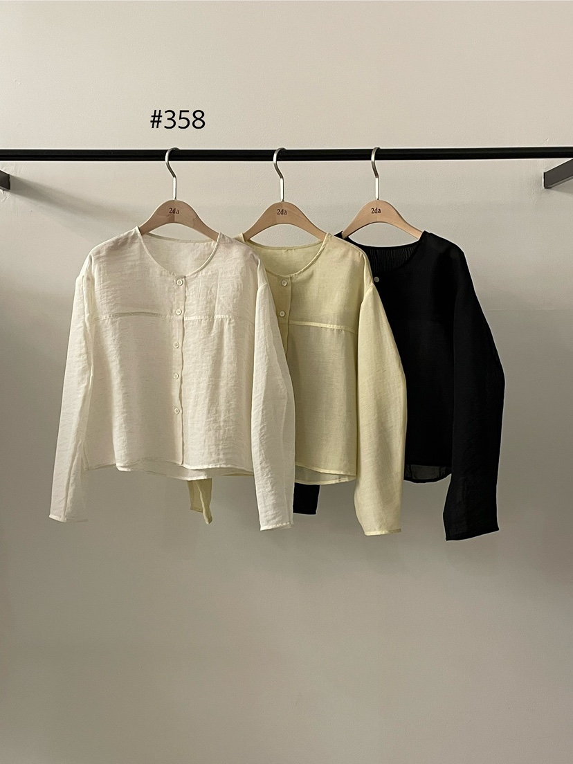 DARIMI-P直郵韓國代購㊣女裝新品25春夏休閑時尚襯衫蕾絲衫2da/DARIMI-P襯衫/蕾絲衫