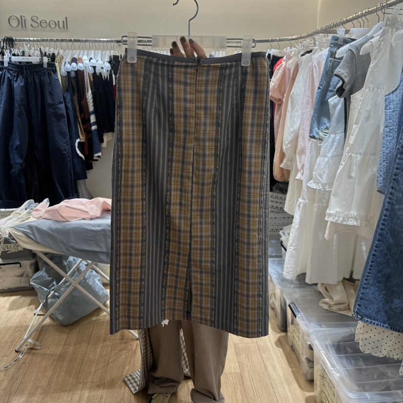 OLI SEOUL韓國㊣直郵東大門代購女裝新品人氣休閑熱賣長裙OLI SEOUL長裙