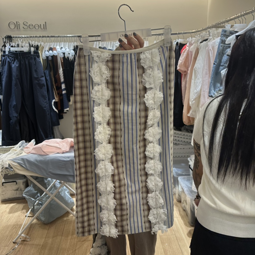 OLI SEOUL韓國㊣直郵東大門代購女裝新品人氣休閑熱賣長裙OLI SEOUL長裙
