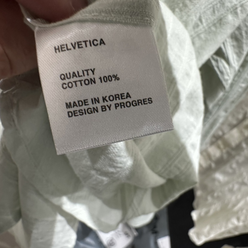 HELVETICA直郵韓國代購㊣女裝新品推薦人氣25春夏襯衫蕾絲衫HELVETICA襯衫/蕾絲衫