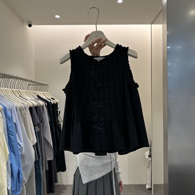 ALTER韓國直郵㊣東大門實拍女裝新品推薦人氣休閑25春夏吊帶背心Alter吊帶/背心圖色2