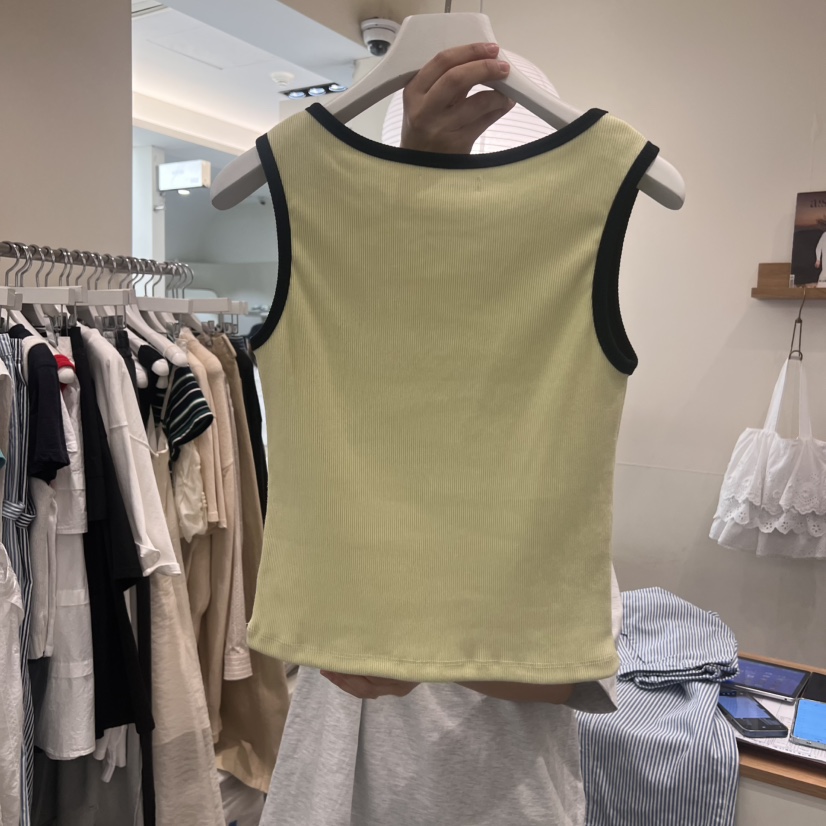 ARE韓國直郵㊣女裝新品時尚人氣休閑推薦熱賣25春夏吊帶背心ARE YOU/ARE吊帶/背心