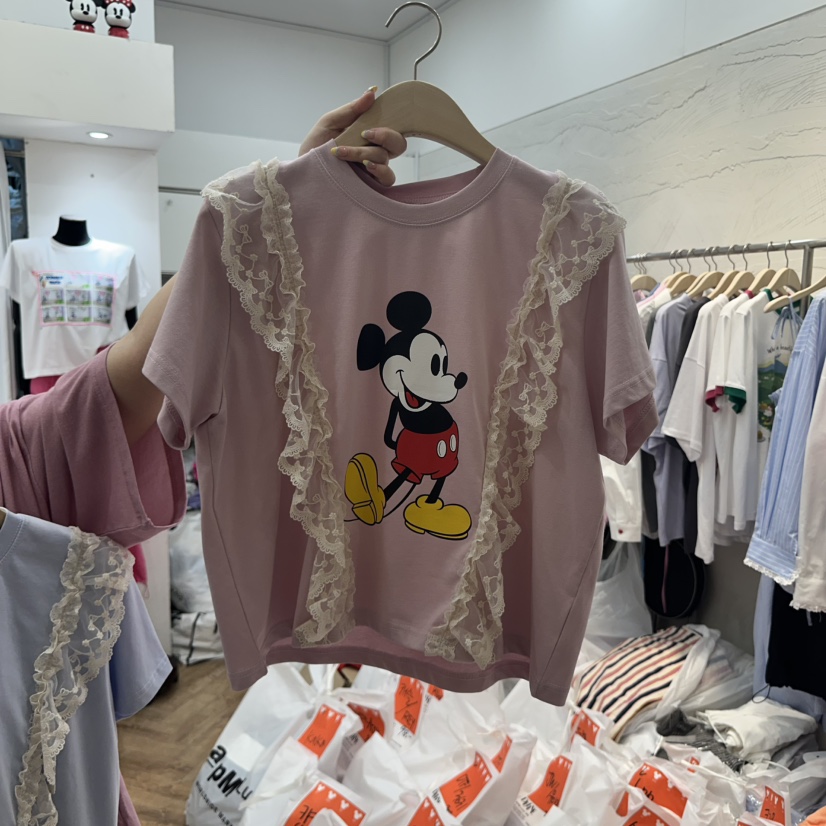 DE LINE直郵韓國代購㊣女裝新品時尚25春夏人氣推薦熱賣T恤DE LINET恤