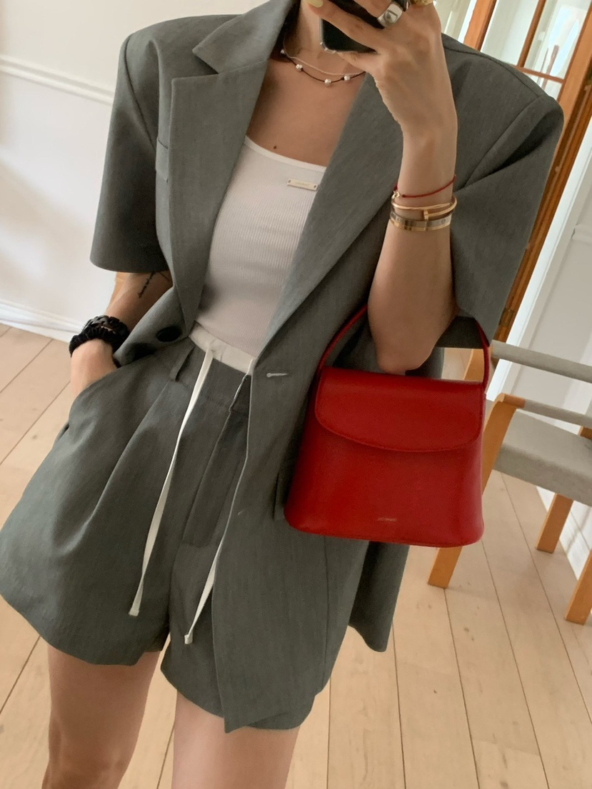 REVE CITE-L韓國直郵㊣東大門實拍女裝新品25春夏休閑短褲REVE CITE-L短褲