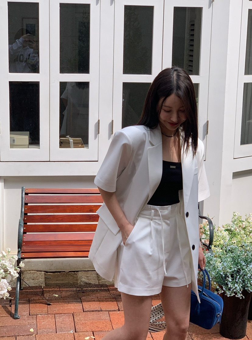 REVE CITE-L韓國直郵㊣東大門實拍女裝新品25春夏休閑短褲REVE CITE-L短褲