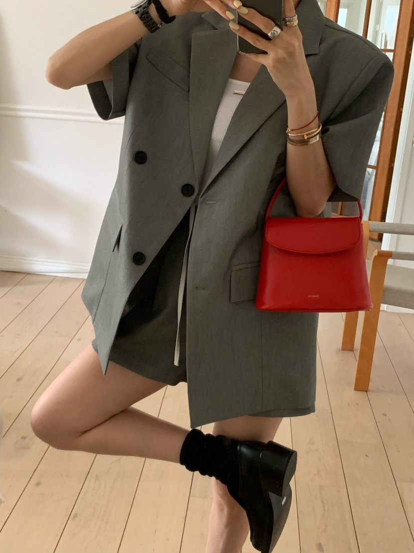 REVE CITE-L韓國直郵㊣東大門實拍女裝新品25春夏休閑短褲REVE CITE-L短褲