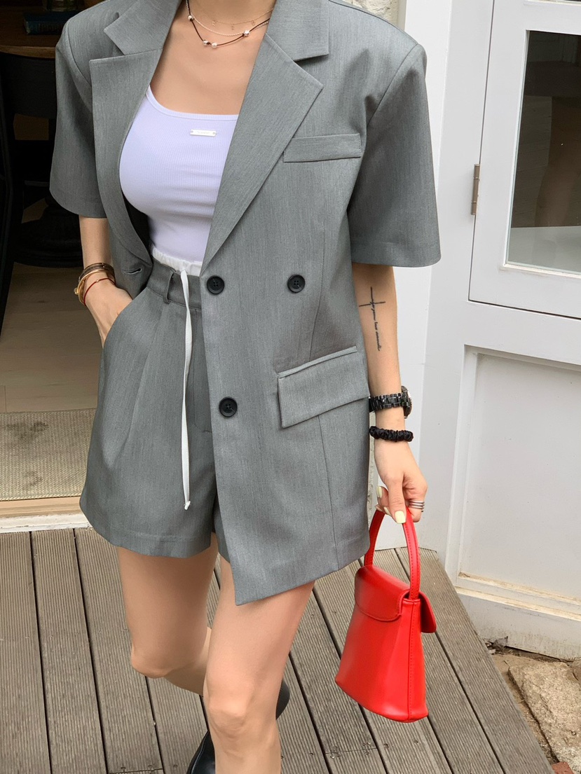 REVE CITE-L韓國直郵㊣東大門實拍女裝新品25春夏休閑短褲REVE CITE-L短褲