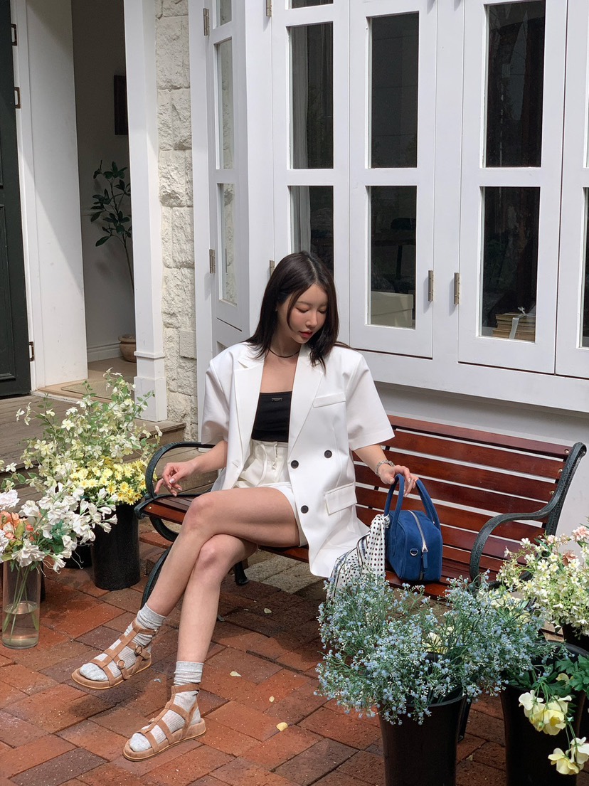 REVE CITE-L韓國直郵㊣東大門實拍女裝新品25春夏休閑短褲REVE CITE-L短褲