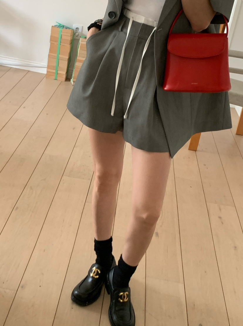 REVE CITE-L韓國直郵㊣東大門實拍女裝新品25春夏休閑短褲REVE CITE-L短褲圖色1