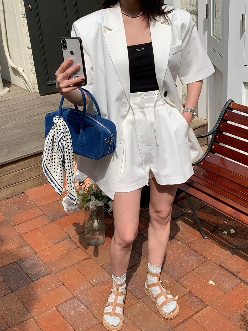 REVE CITE-L韓國直郵㊣東大門實拍女裝新品25春夏休閑短褲REVE CITE-L短褲圖色3