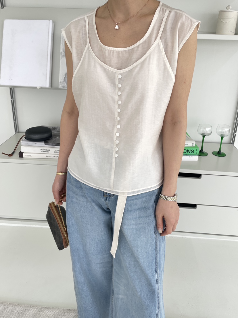 EDITION-P韓國直郵㊣女裝新品人氣25春夏休閑熱賣襯衫蕾絲衫EDITI_ON襯衫/蕾絲衫