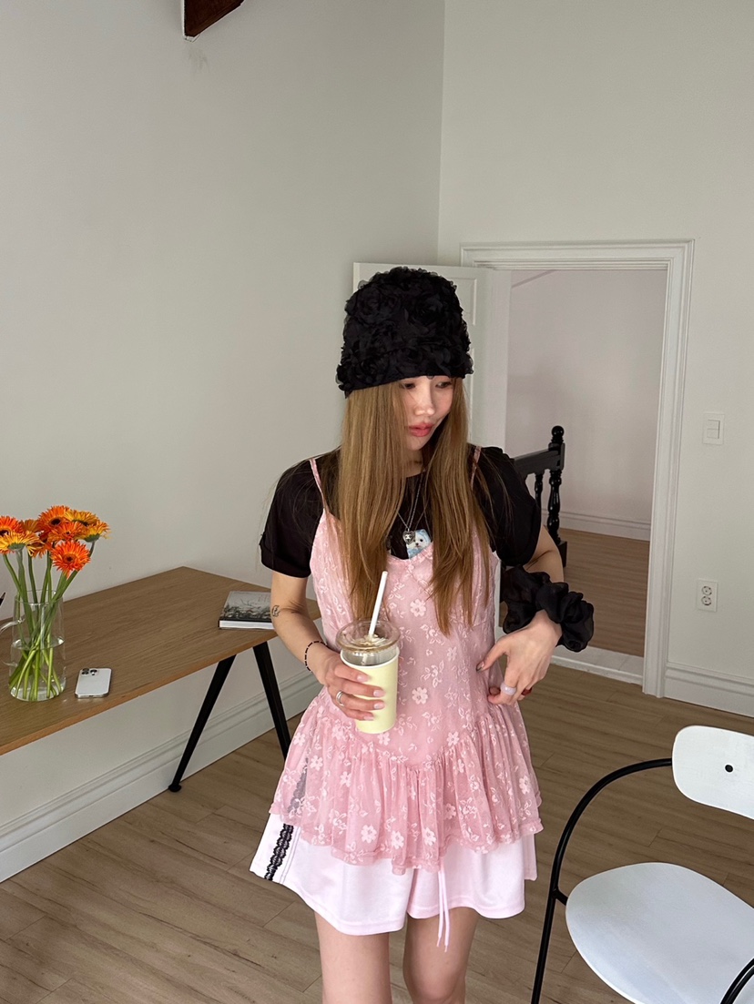 ZEROZERO韓國直郵㊣女裝新品熱賣推薦休閑吊帶背心不含內搭ZEROZERO吊帶/背心圖色1