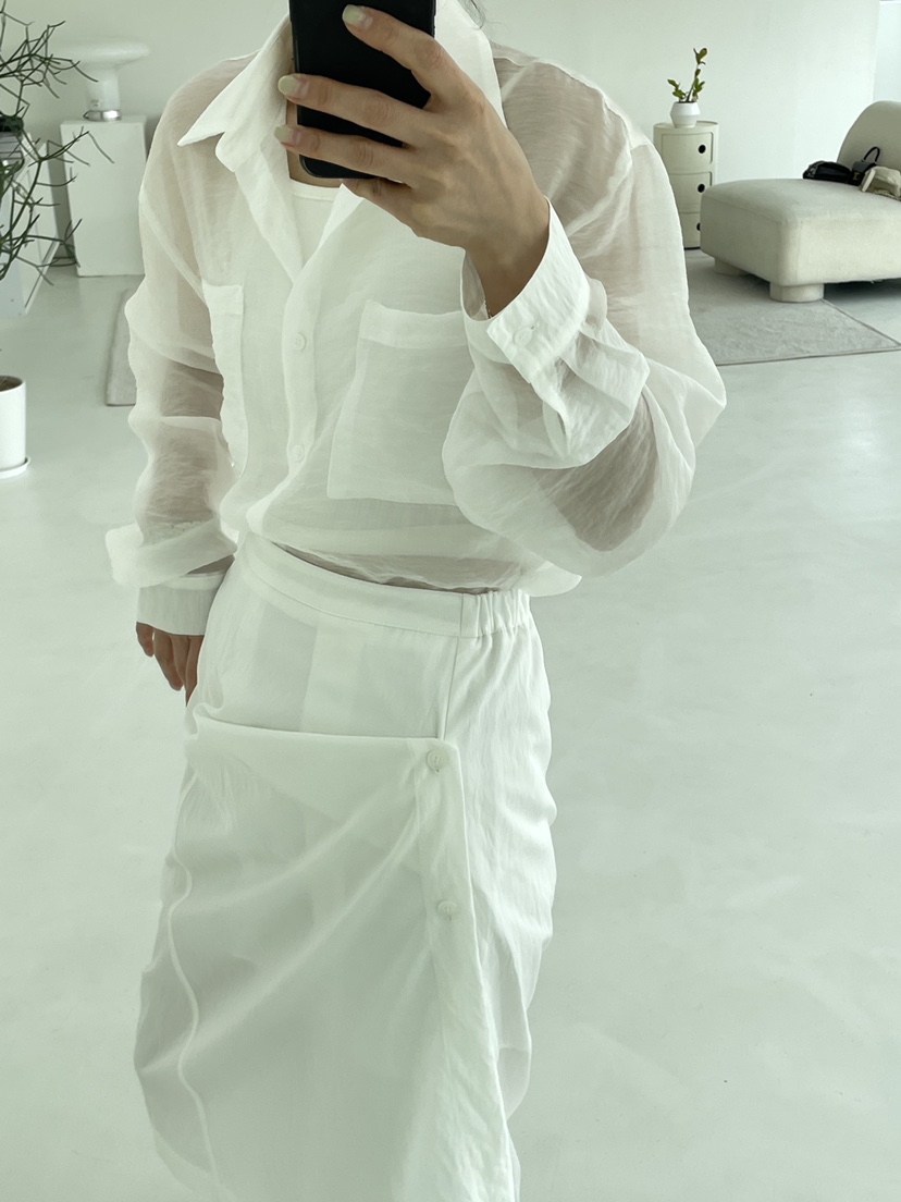 EDITION-P韓國直郵㊣女裝新品熱賣人氣推薦時尚襯衫蕾絲衫EDITI_ON襯衫/蕾絲衫