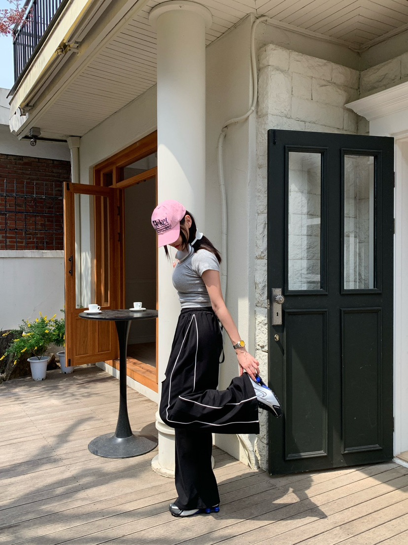 REVE CITE-L韓國㊣直郵東大門代購女裝新品時尚休閑休閑褲REVE CITE休閑褲