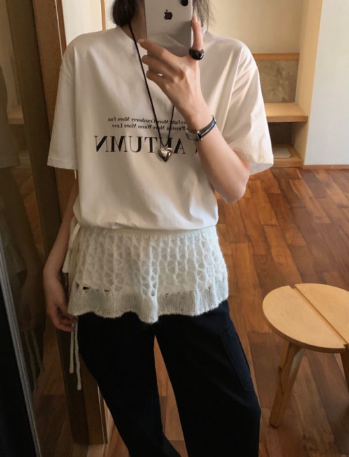 STAY HERE韓國㊣直郵東大門代購女裝新品時尚熱賣人氣推薦T恤STAY HERET恤