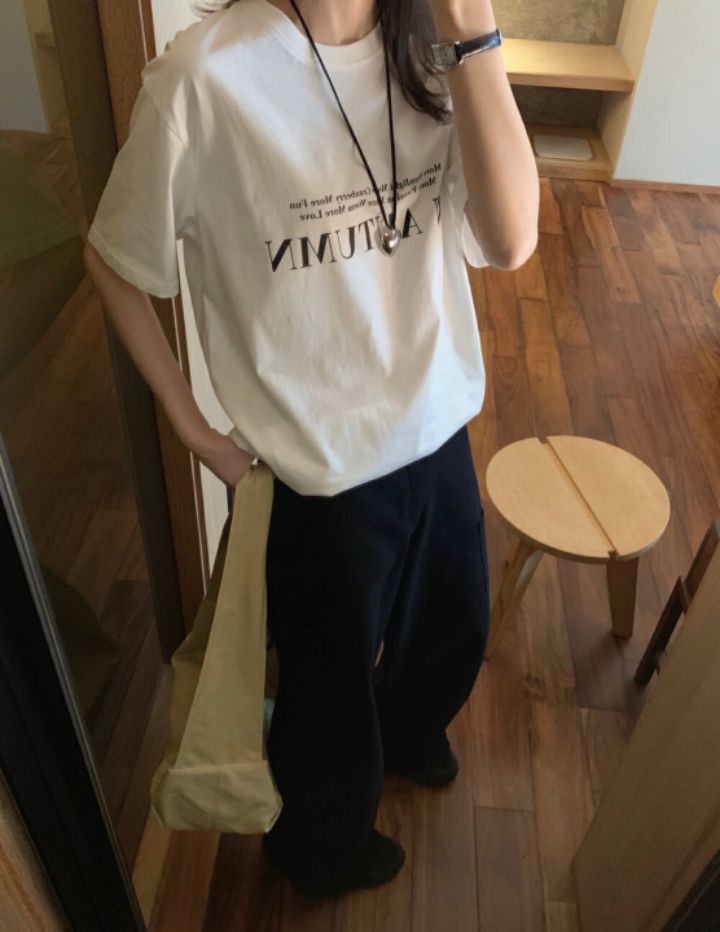 STAY HERE韓國㊣直郵東大門代購女裝新品時尚熱賣人氣推薦T恤STAY HERET恤