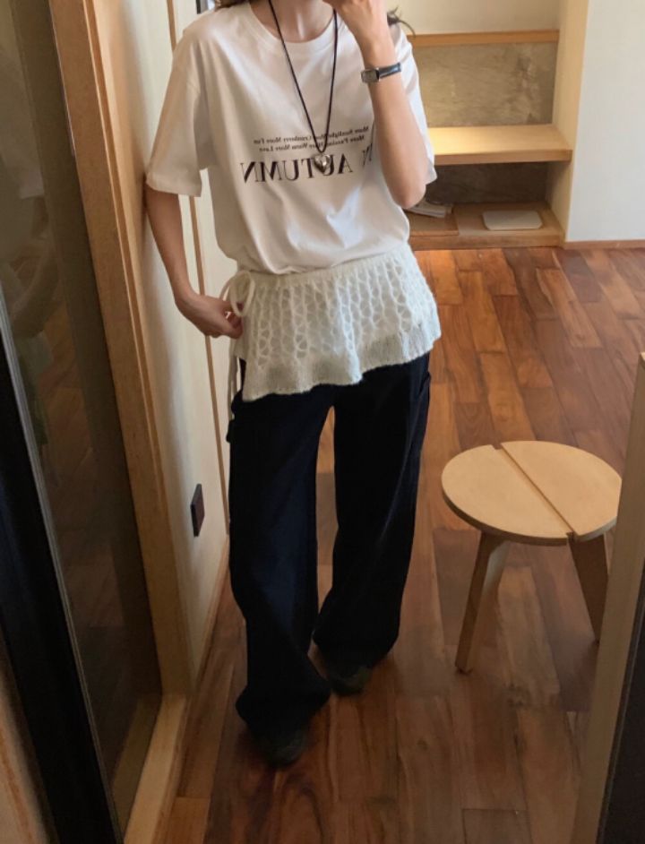 STAY HERE韓國㊣直郵東大門代購女裝新品時尚熱賣人氣推薦T恤STAY HERET恤