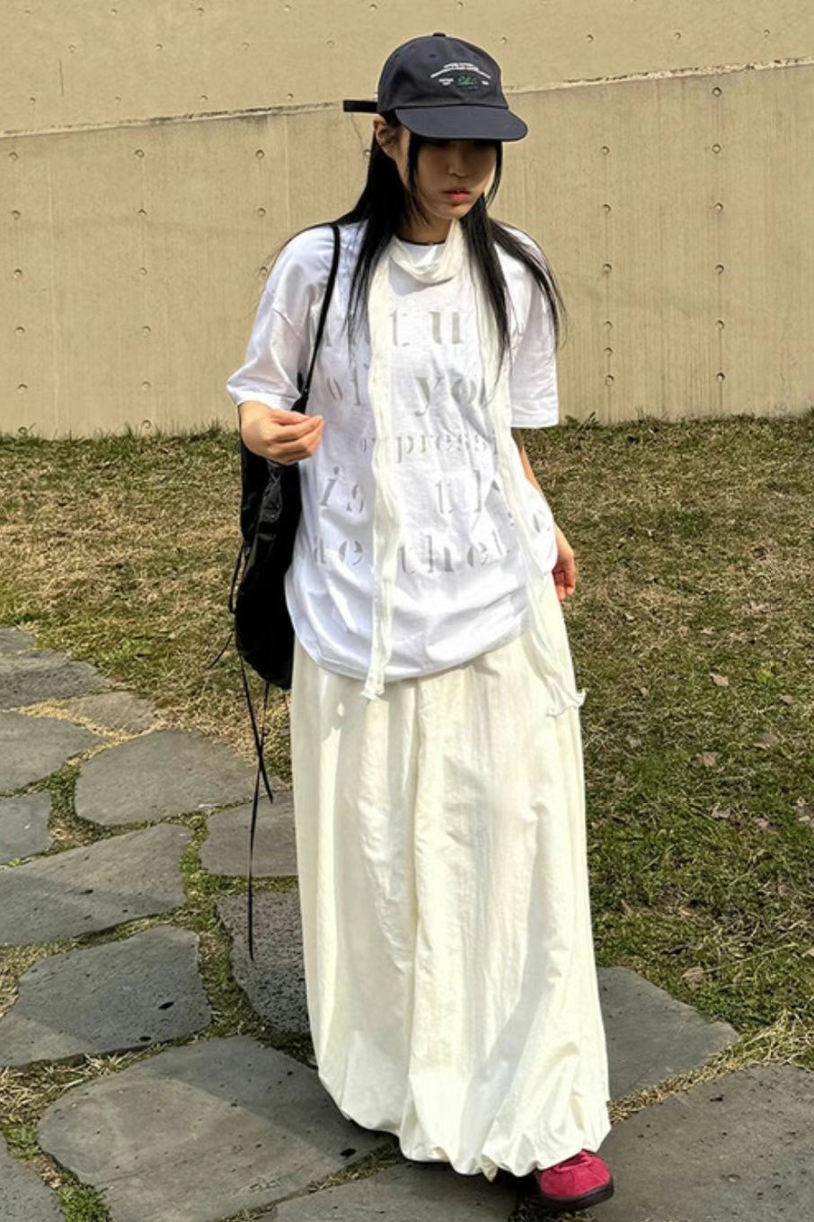 NEW FACE韓國直郵㊣東大門實拍女裝新品休閑25春夏熱賣長裙NEW FACE長裙