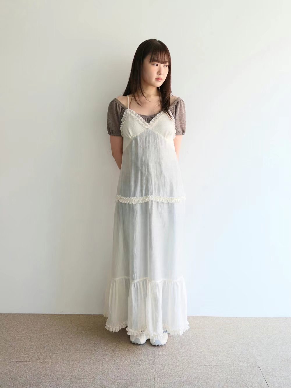 NEW FACE直郵韓國代購㊣女裝新款推薦25春夏連衣裙不含內搭NEW FACE連衣裙圖色2