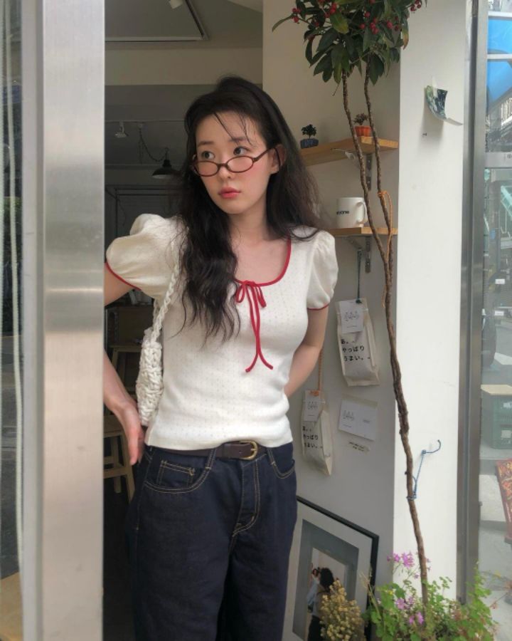STAY HERE韓國㊣直郵東大門代購女裝新品熱賣25春夏針織衫STAY HERE針織衫