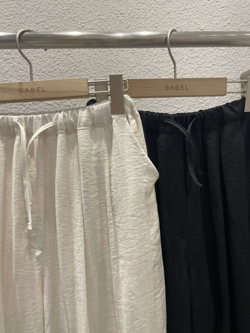 BABEL直郵韓國代購㊣女裝新品25春夏熱賣休閑推薦休閑褲亞麻布BABEL休閑褲