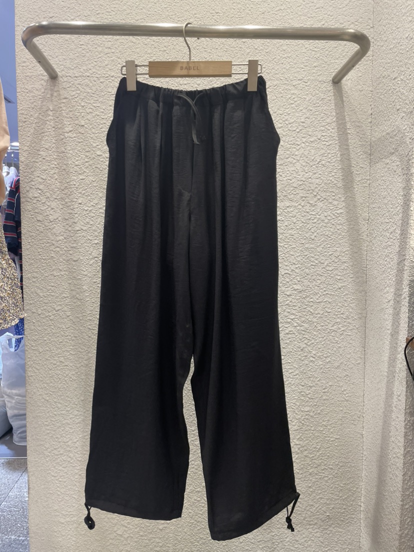 BABEL直郵韓國代購㊣女裝新品25春夏熱賣休閑推薦休閑褲亞麻布BABEL休閑褲圖色2
