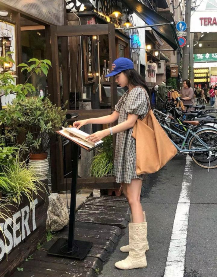 STAY HERE韓國直郵㊣女裝新款休閑熱賣推薦時尚人氣連衣裙STAY HERE連衣裙