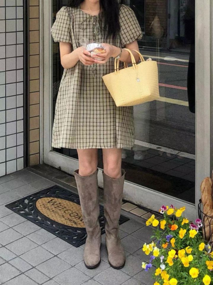 STAY HERE韓國直郵㊣女裝新款休閑熱賣推薦時尚人氣連衣裙STAY HERE連衣裙圖色2