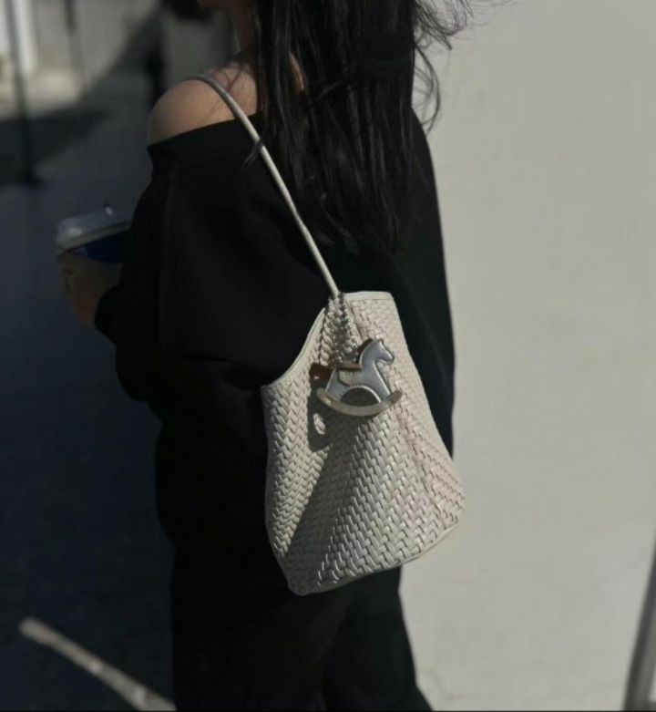 TROUVAILLE韓國㊣直郵東大門代購女裝新款人氣25春夏單肩斜跨包TROUVAILLE單肩/斜跨包