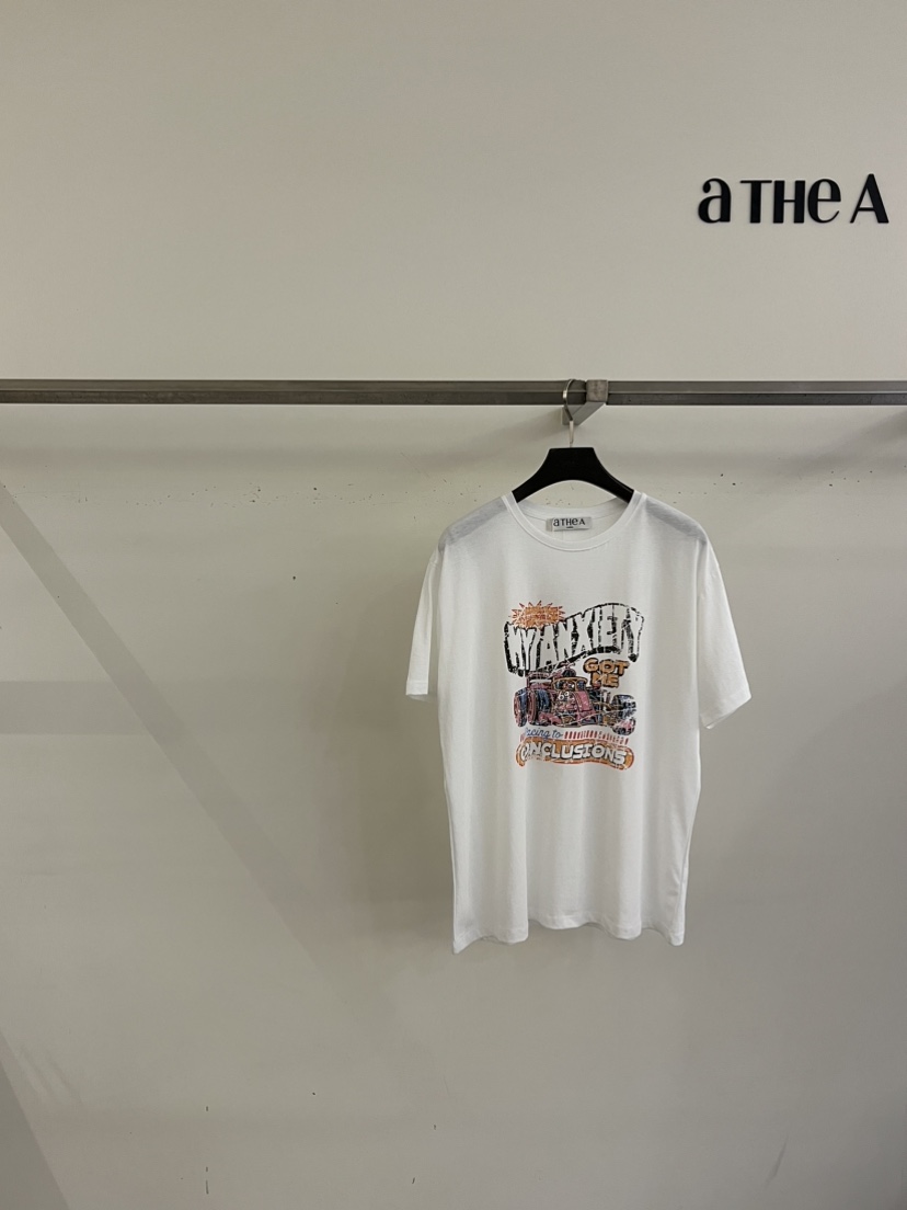 ATHEA直郵韓國代購㊣女裝新品休閑熱賣推薦時尚25春夏人氣T恤ATHEAT恤圖色1