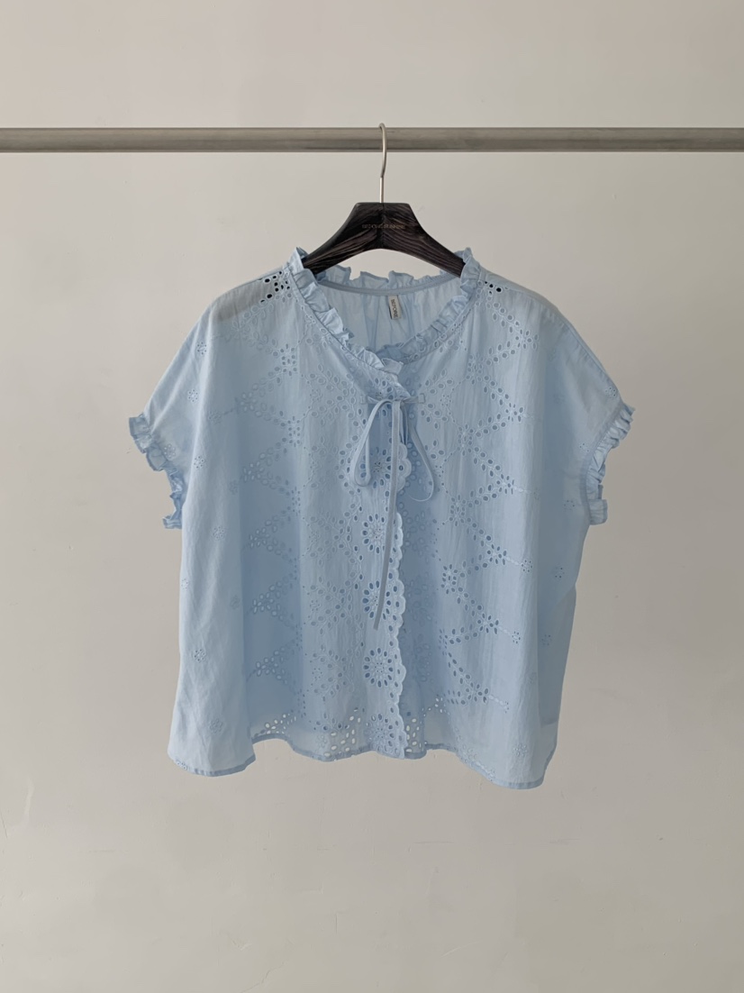 BEFORE SUNRISE直郵韓國代購㊣女裝新品人氣25春夏襯衫蕾絲衫BEFORE SUNRISE襯衫/蕾絲衫